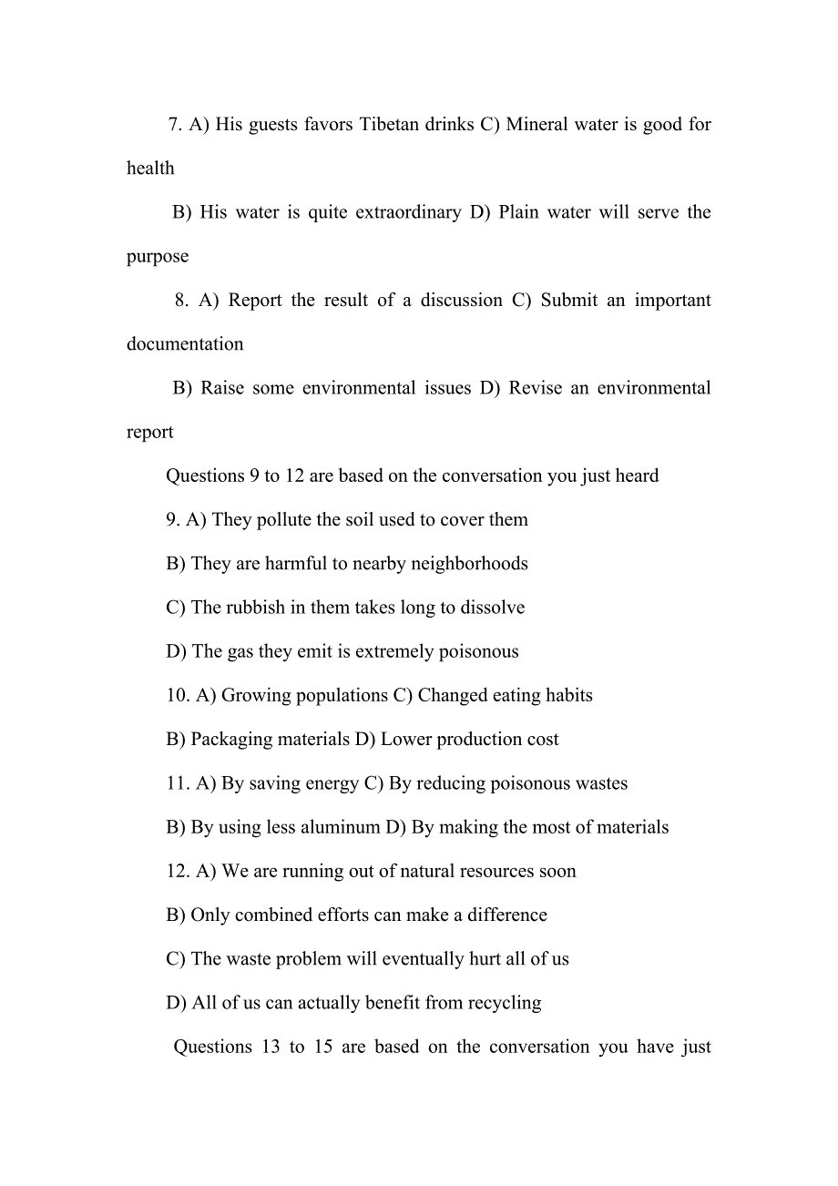 2015年6月大学英语四级考试真题.doc_第3页