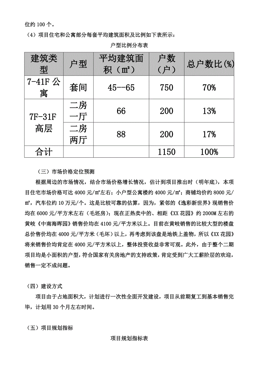 某小区二期项目可行性研究报告_第3页