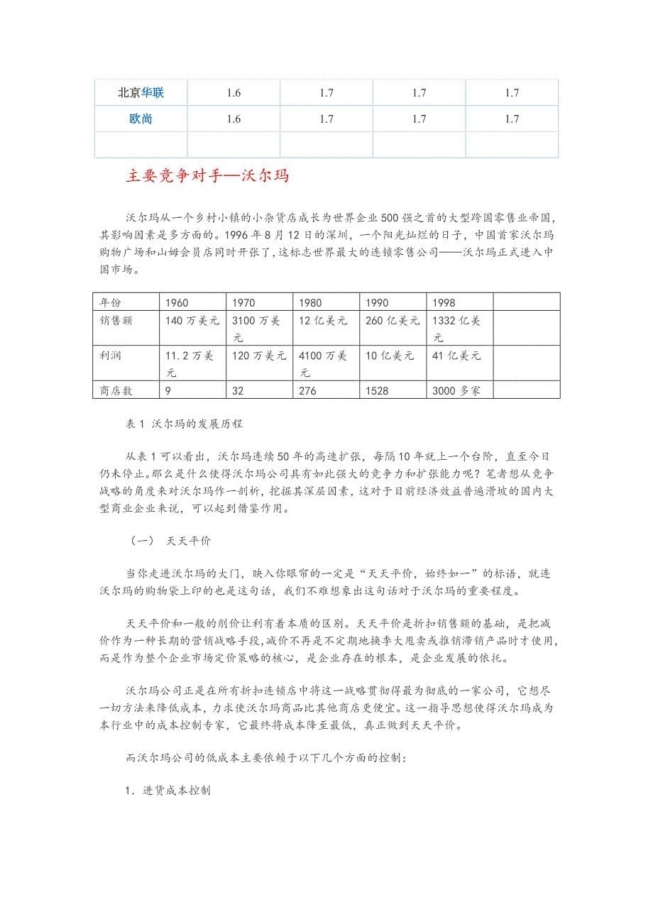 华润万家连锁超市调查报告_第5页