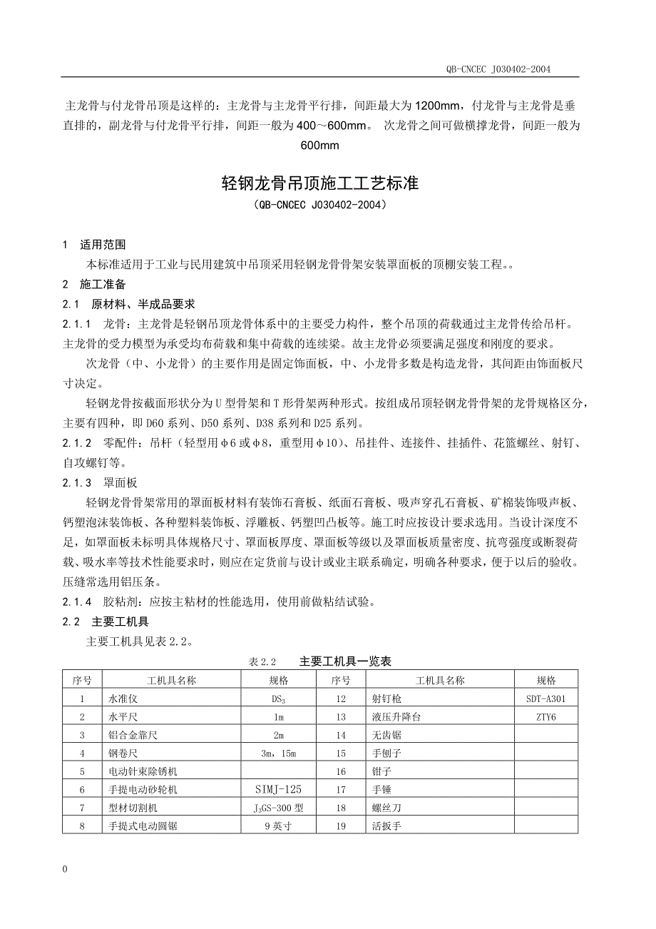 固定罩面板顶棚施工工艺标准_第1页