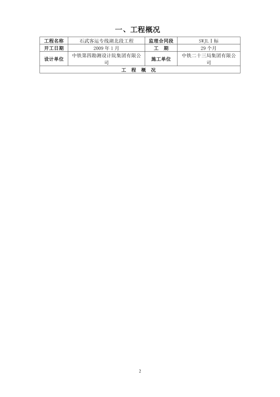 某铁路客运专线工程监理月报_第3页