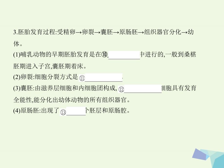 （新课标）高考生物一轮复习 现代生物科技专题 第38讲 胚胎工程与生态工程课件（选修3）_第4页