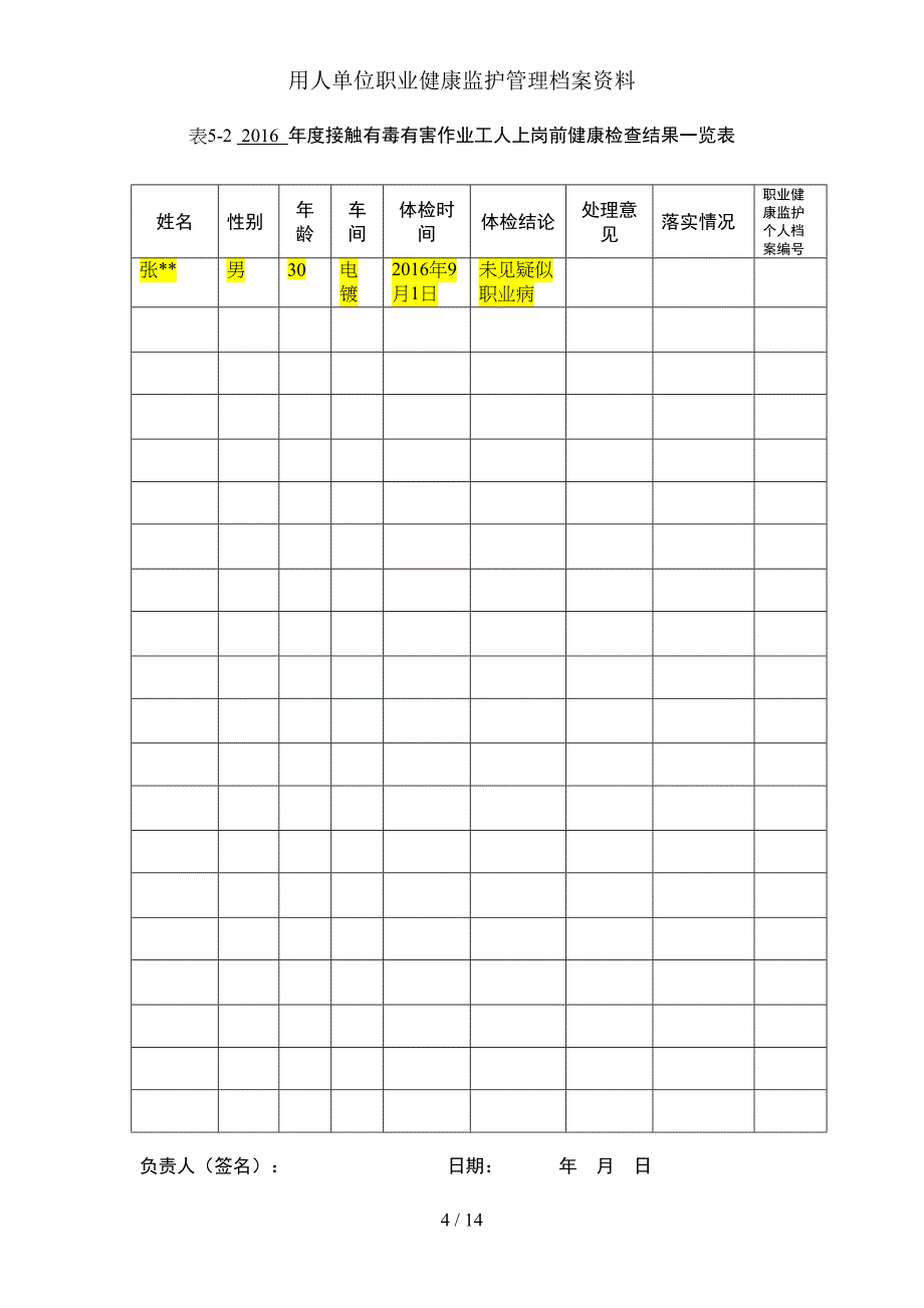 用人单位职业健康监护管理档案资料(DOC 13页)_第4页