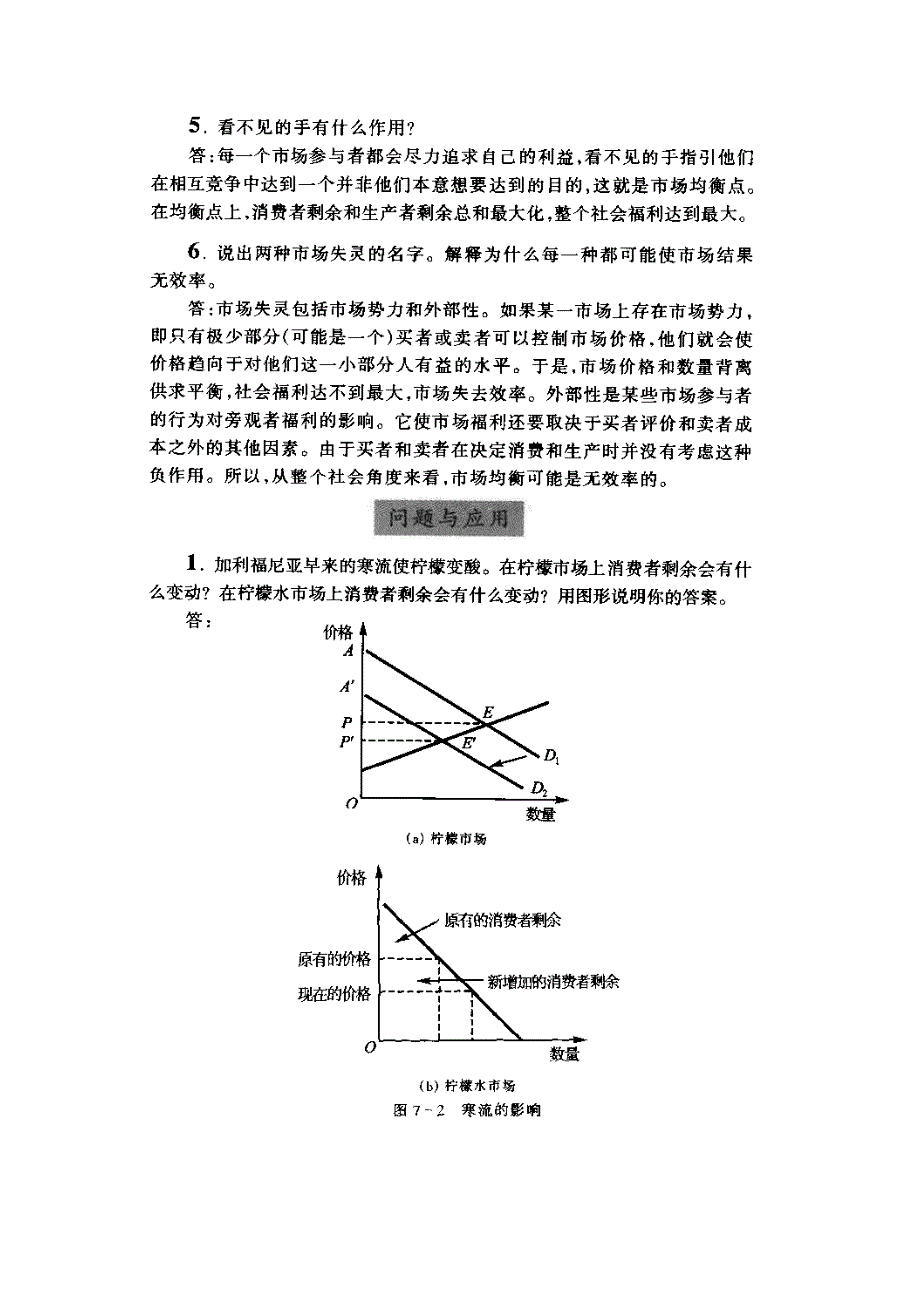 曼昆经济学原理习题详解第3篇_第2页