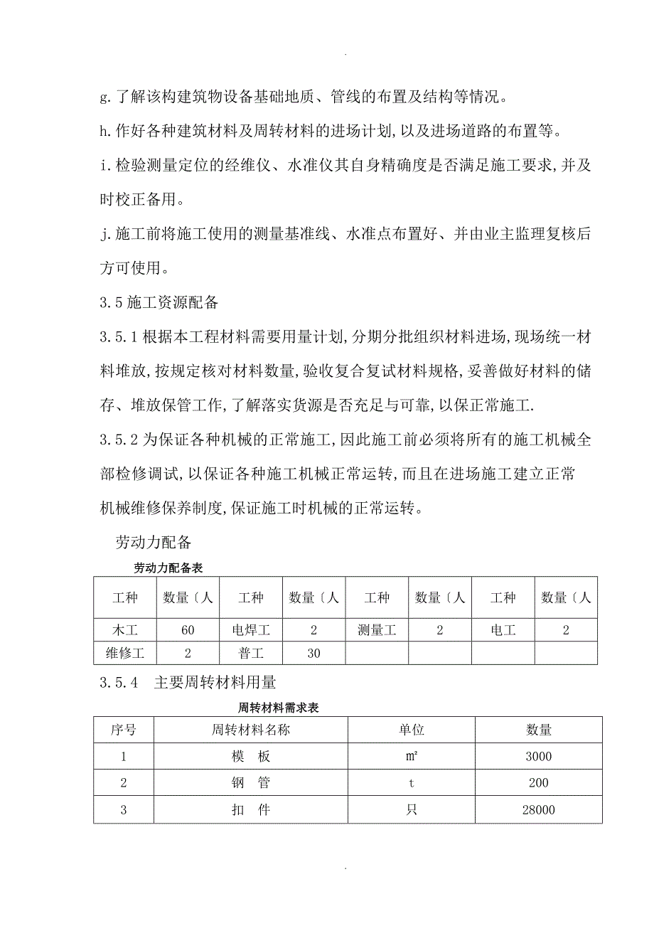 杯口基础模板程施工组织方案_第3页