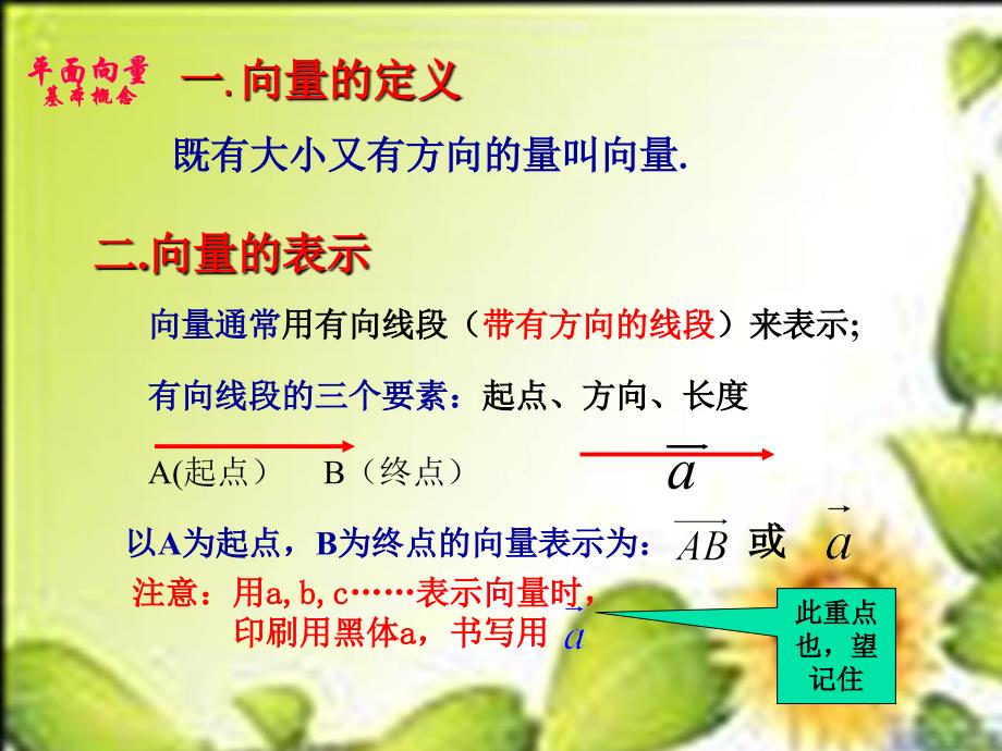 平面向量的实际背景及基本概念苏教版必修课件_第3页