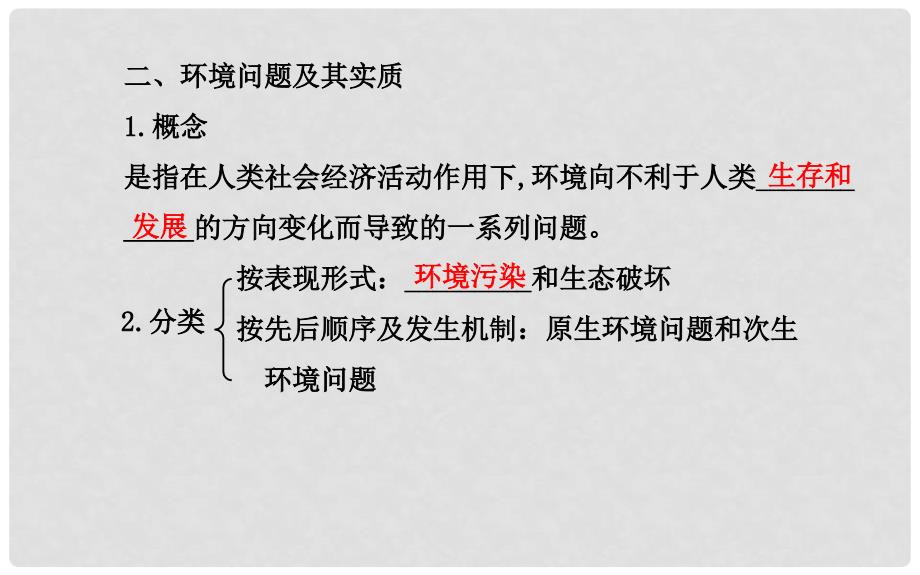 高考地理总复习 第一讲 环境与环境问题配套课件 新人教版选修6_第4页