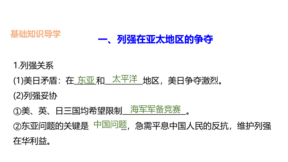 人教版高中历史选修3课件2.3华盛顿会议_第3页