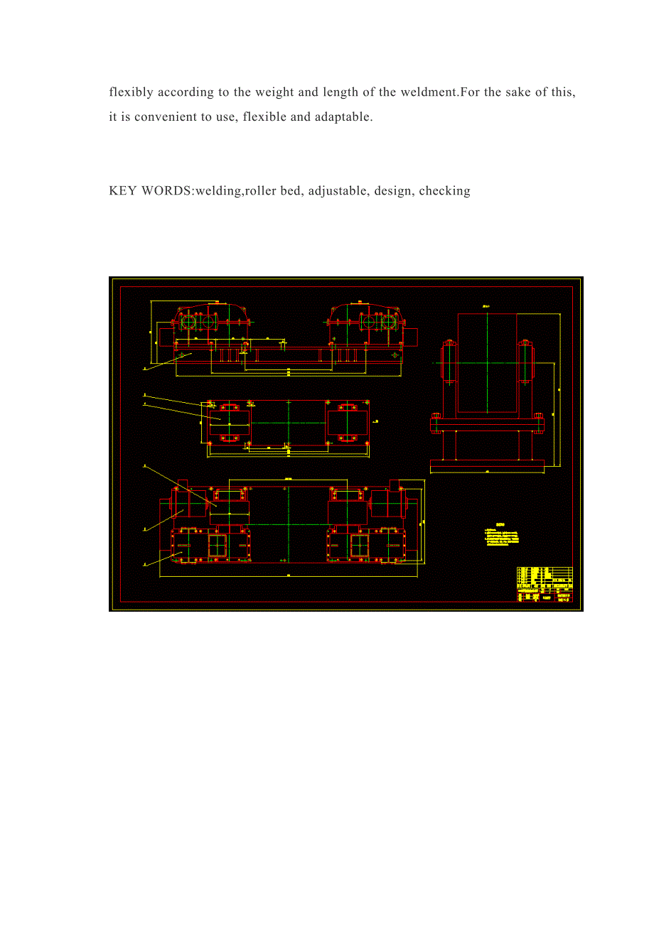吨焊接滚轮架主动滚轮架设计(机械CAD图纸)_第3页