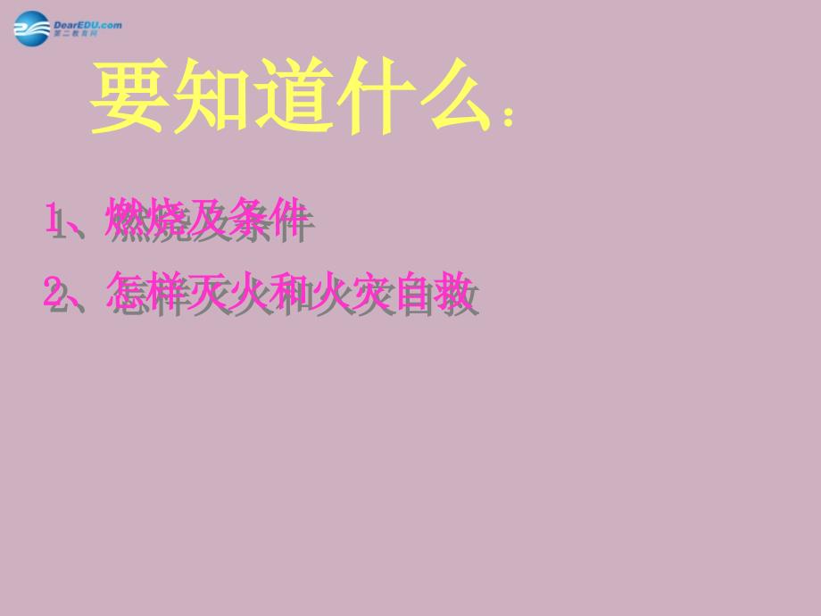 中学安全教育主题班会燃烧灭火和火灾自救课件_第2页