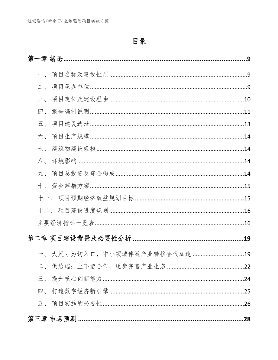 新余TV显示驱动项目实施方案模板范本_第2页