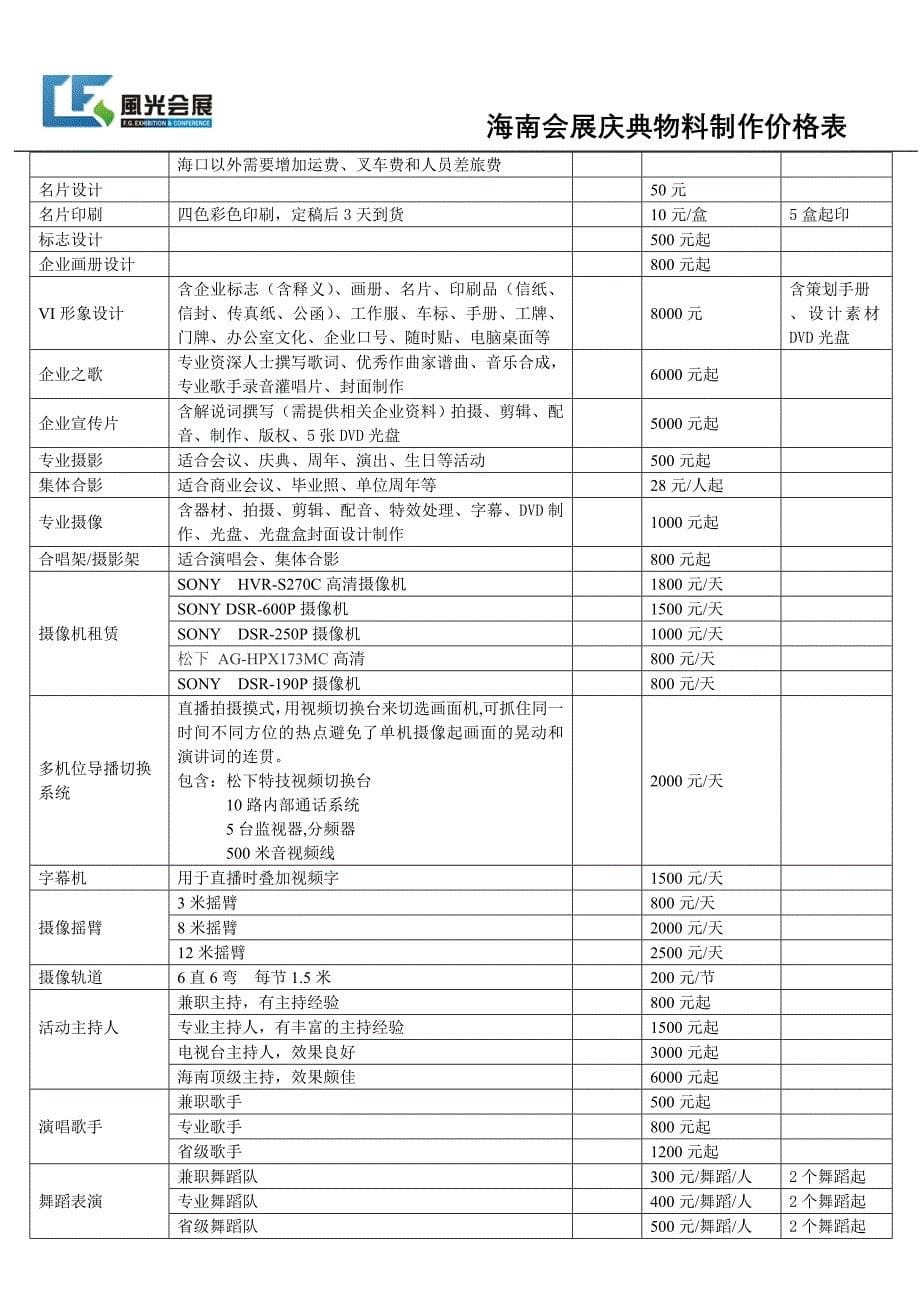 1116海南风光会展物料价格.doc_第5页