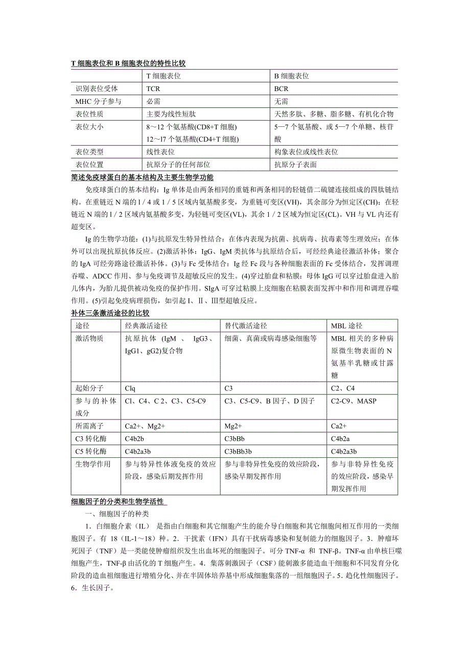 温医医学免疫学作业答案_第3页