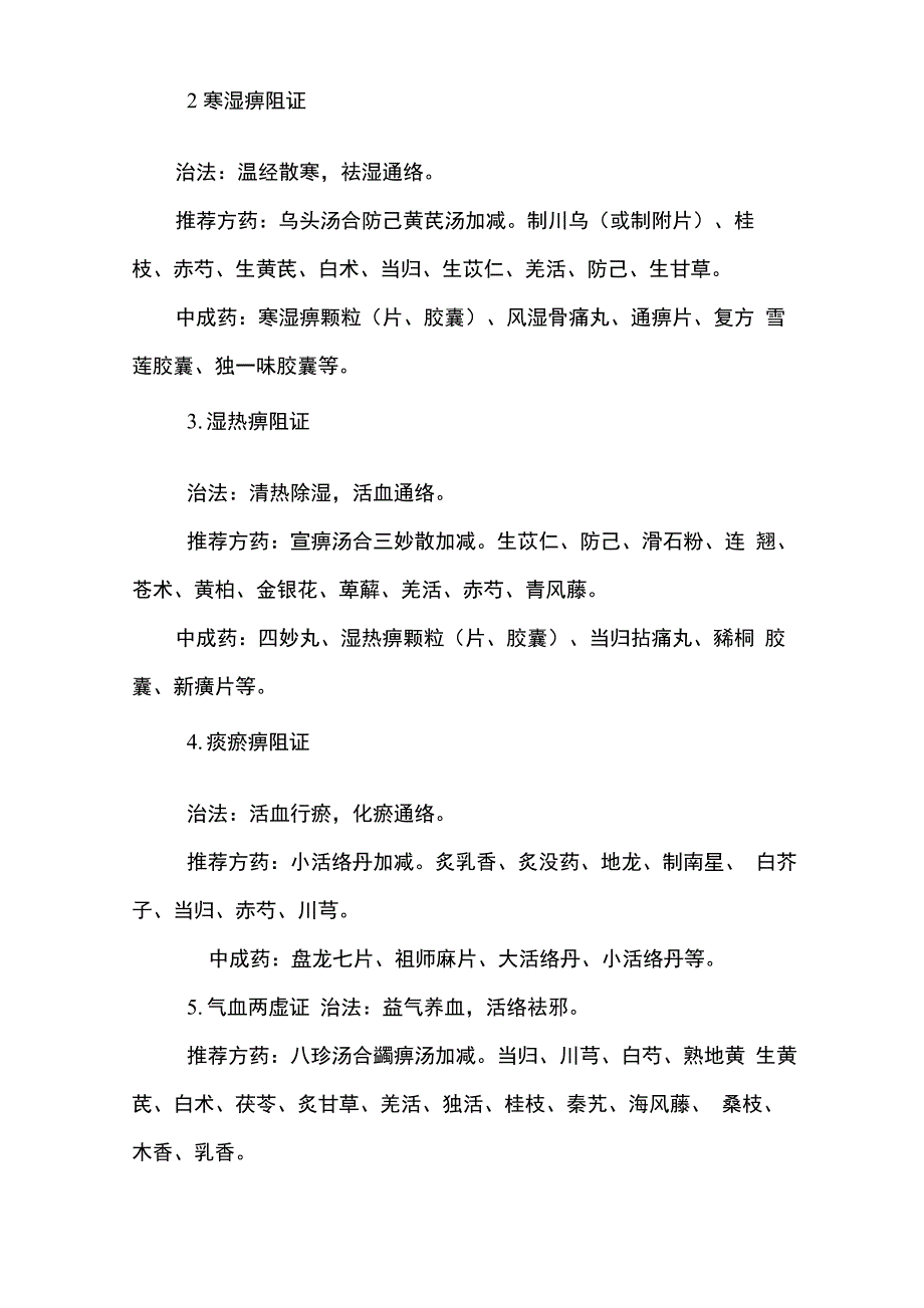 尫痹中医诊疗方案_第4页