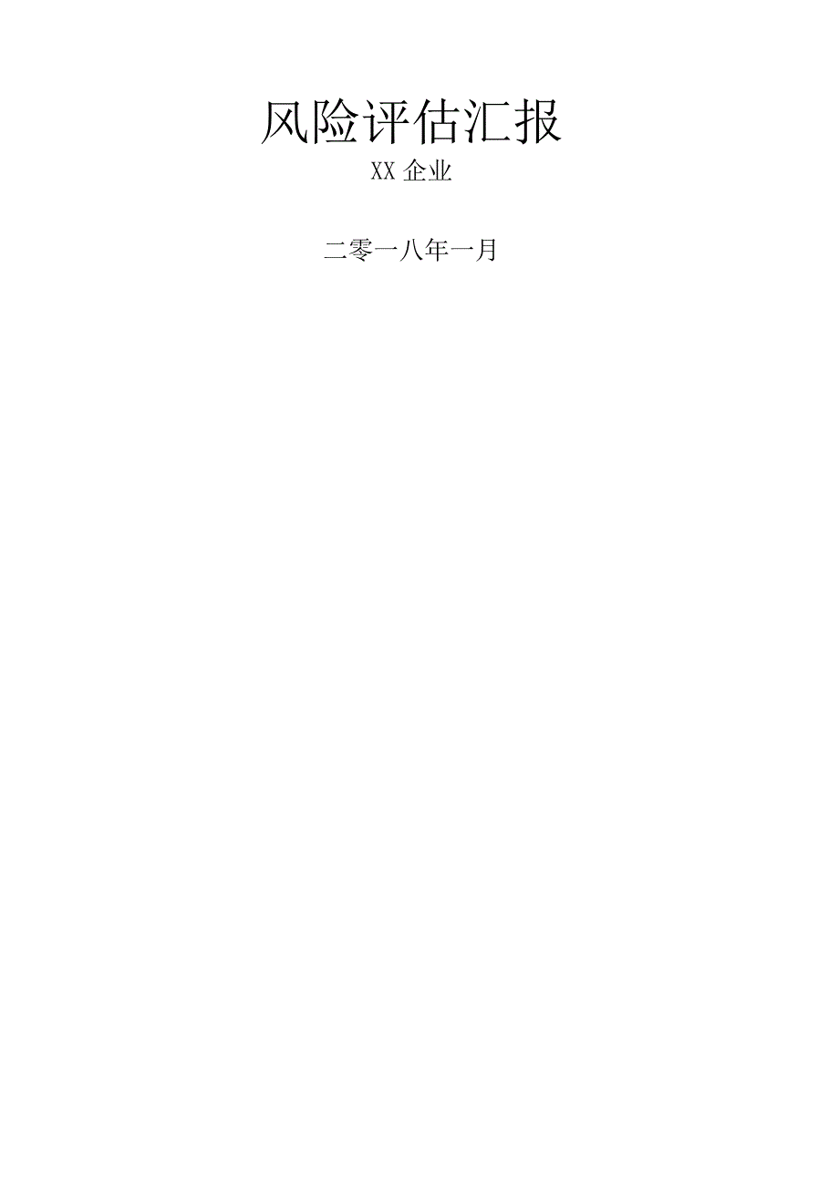 公司风险评估报告_第1页