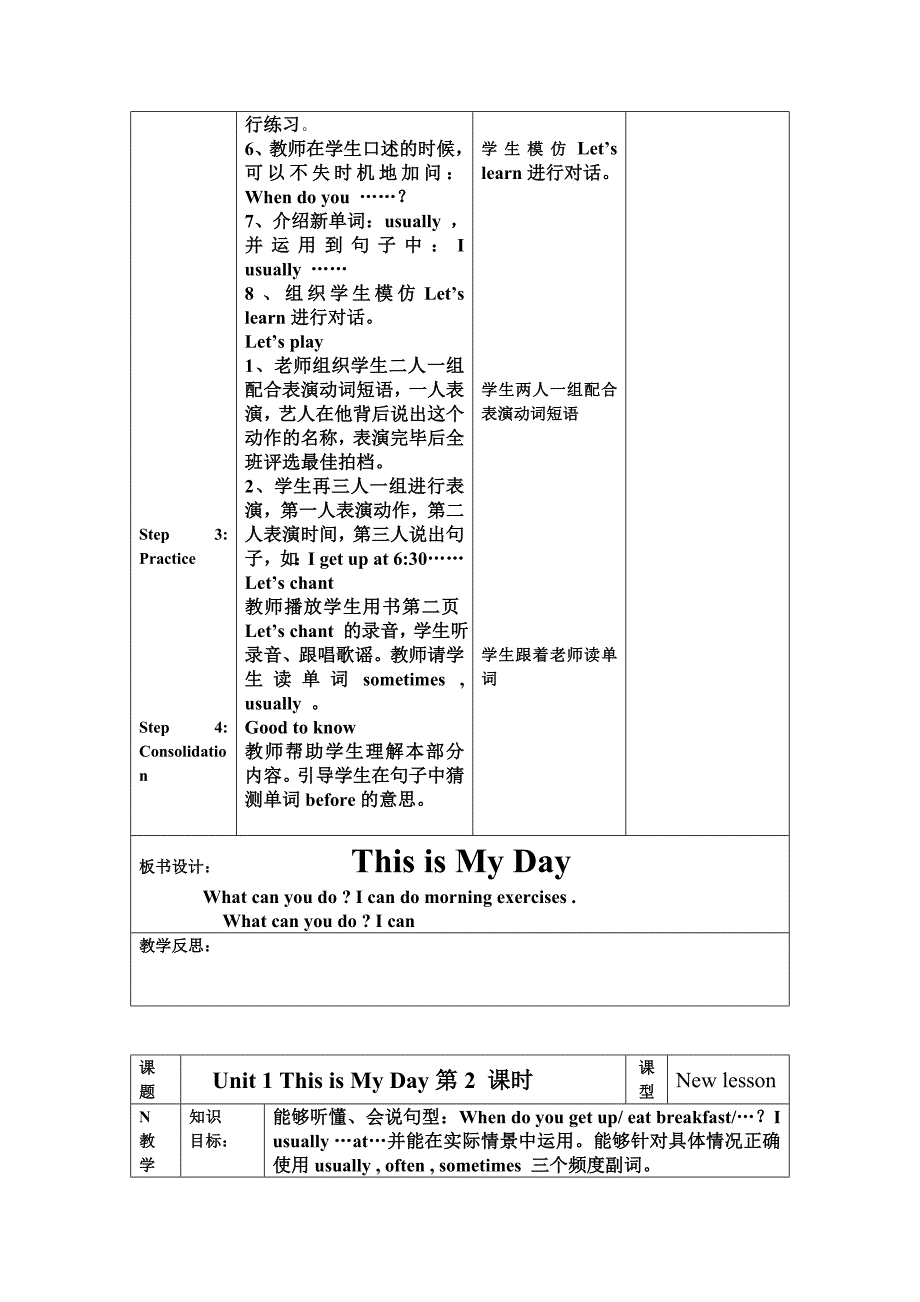 PEP小学英语五年级的下册unit1、_第2页