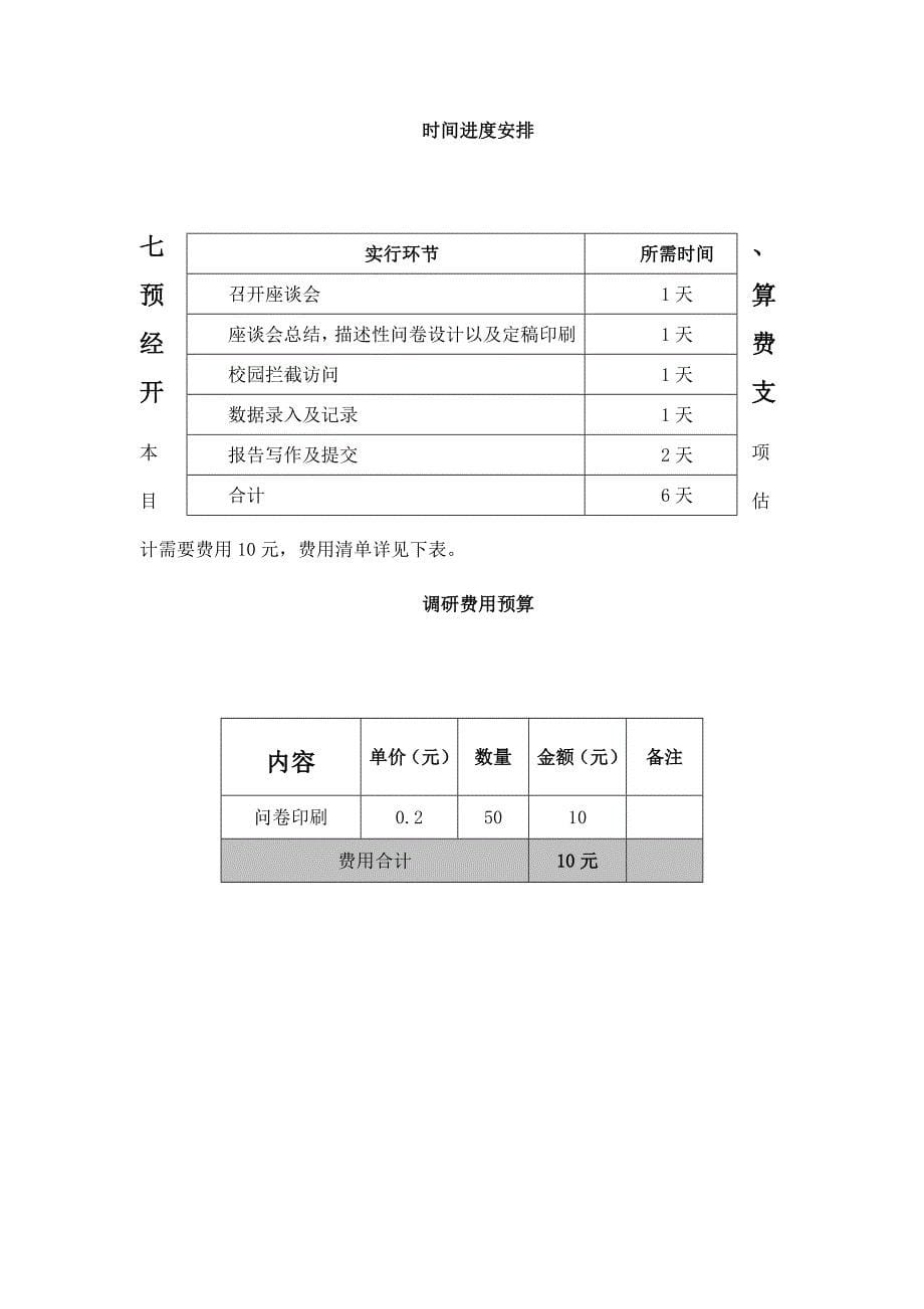 调查报告计划书_第5页