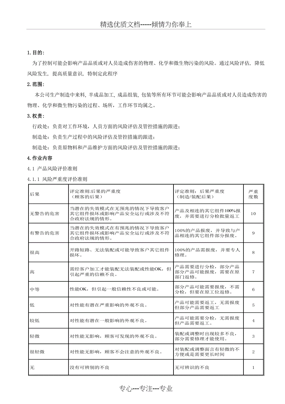 风险的控制与评估管理程序_第1页