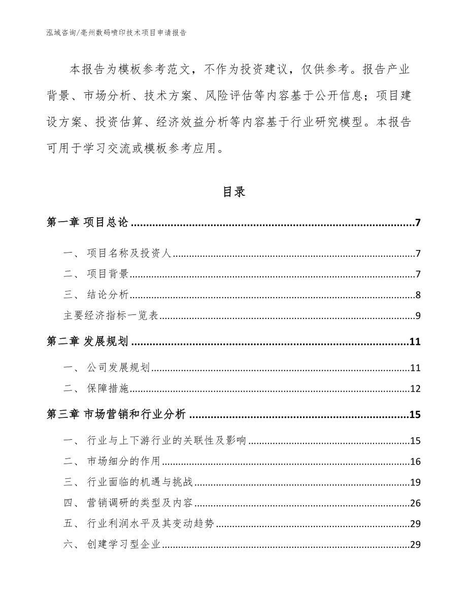 亳州数码喷印技术项目申请报告_第2页