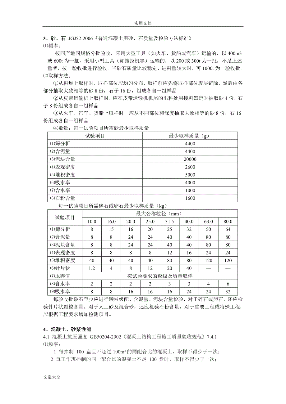 市政道路送检要求规范_第3页