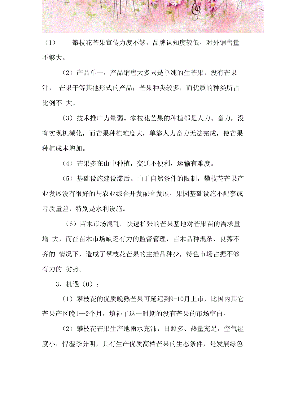 攀枝花芒果营销策划书_第4页