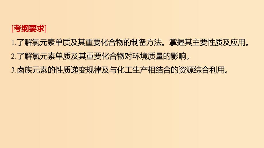 2019版高考化学一轮复习 第四章 非金属及其化合物 第15讲 富集在海水中的元素——卤素课件.ppt_第2页