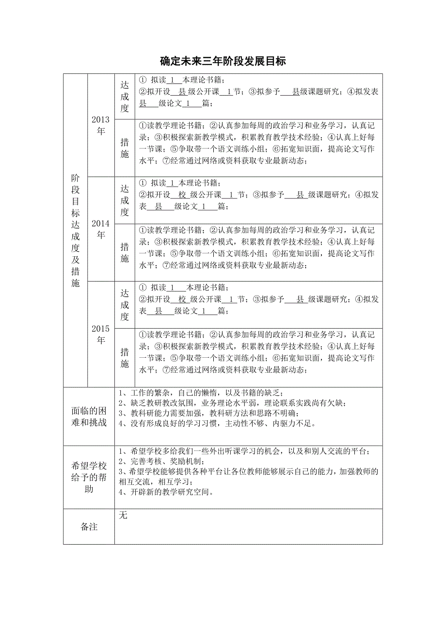 三年规划张品雪_第3页