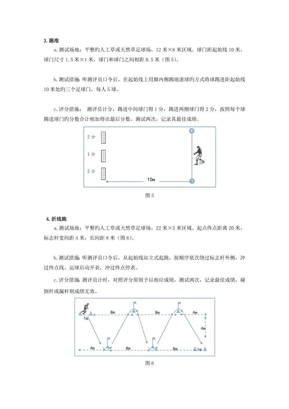 一实验小学足球技能测试方法与要求_第5页