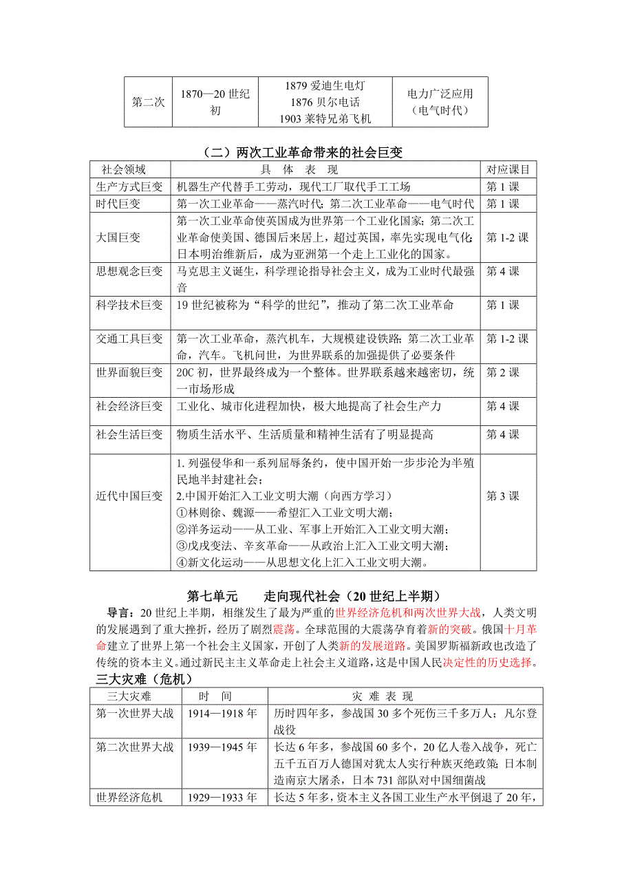 历史与社会单元复习策略_第2页