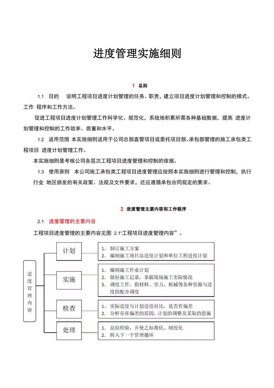 进度管理制度_第1页