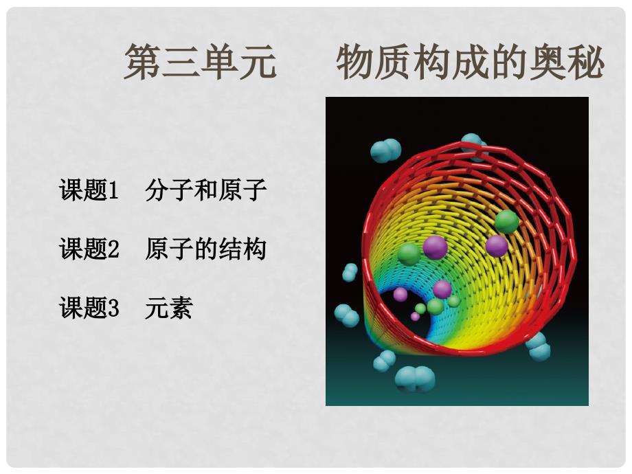 北京市和平北路学校九年级化学上册 第三单元 物质构成的奥秘课件2 （新版）新人教版_第1页