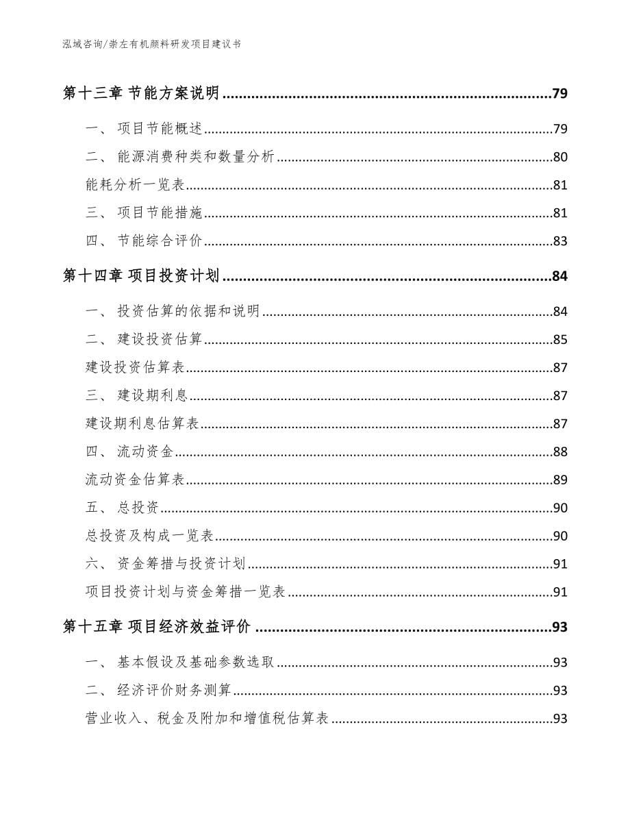 崇左有机颜料研发项目建议书模板范文_第5页