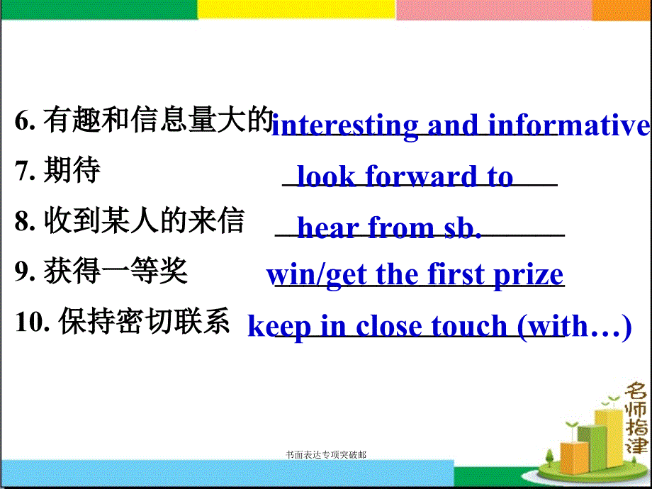 书面表达专项突破邮课件_第4页