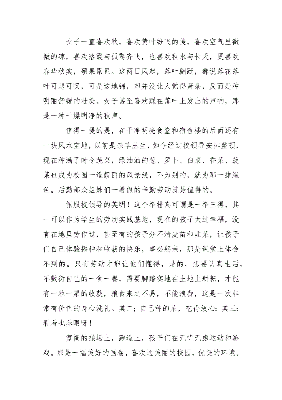 校园恋歌个人随笔散文系列_第3页