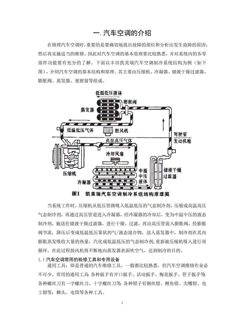 汽车空调系统故障诊断_第5页