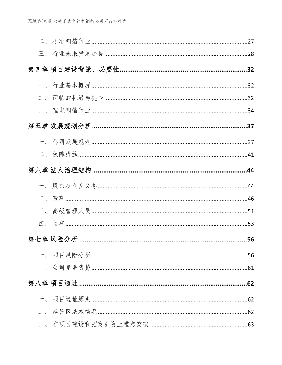 衡水关于成立锂电铜箔公司可行性报告【范文参考】_第3页