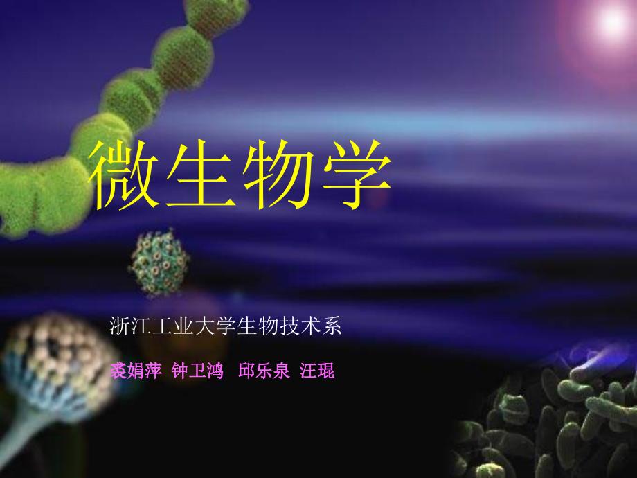 【生物课件】第九章 微生物的生态 第二节 微生物与生物环境间的关系_第1页