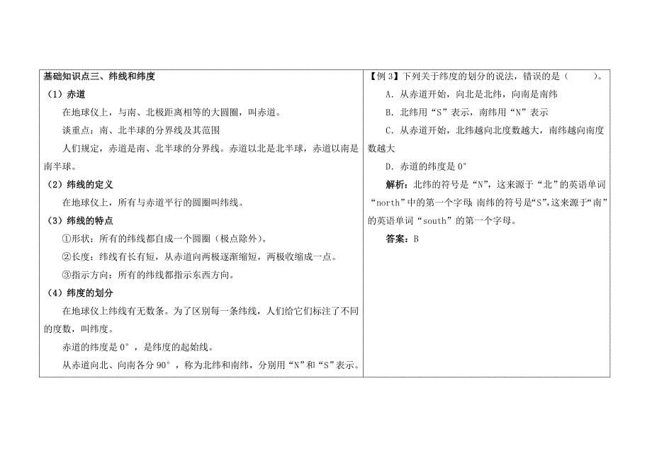 《地球和地球仪》思维导图及知识点.doc_第5页