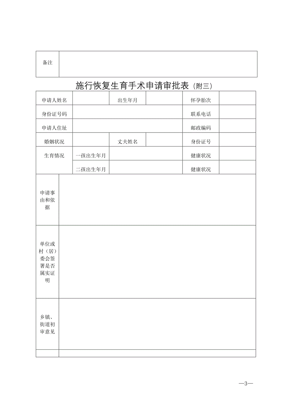 湖南省人口和计划生育行政许可文书_第3页