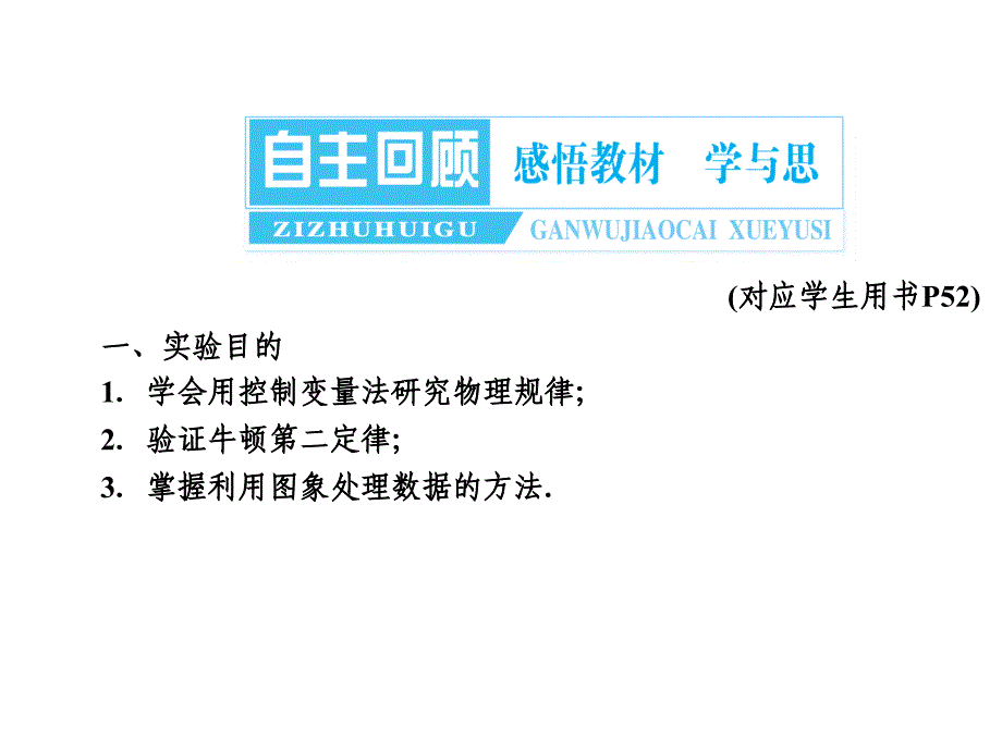 高考总复习实验验证牛顿运动定律.ppt_第2页