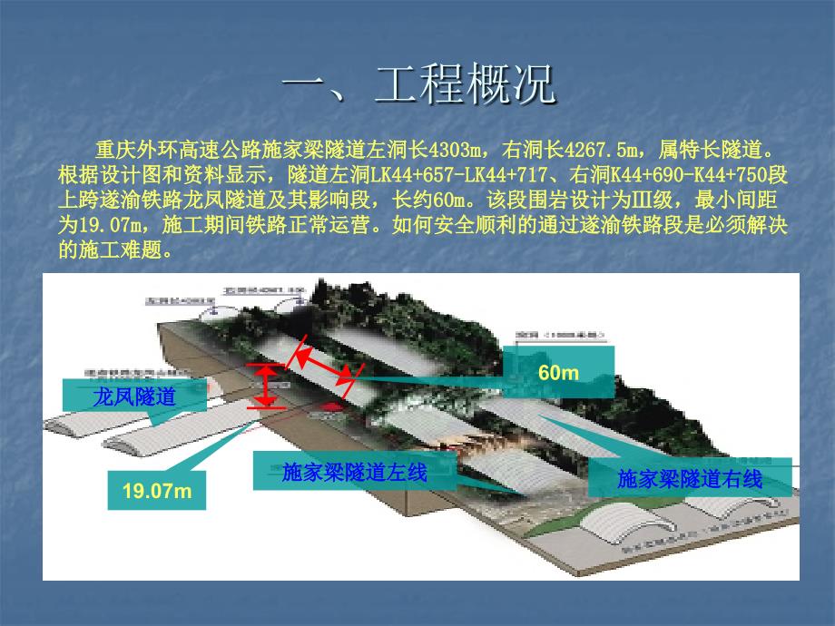 隧道局降低隧道上跨龙凤隧道爆破振速课件_第3页