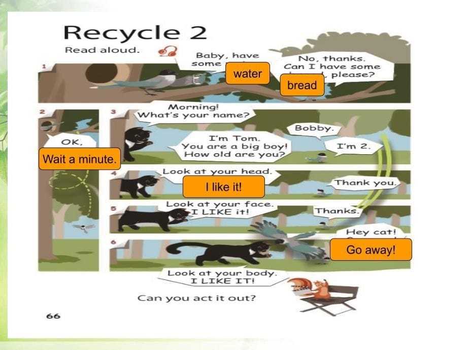 三年级上册英语课件－Recycle2 第一课时 ｜人教PEP(共11张PPT)_第5页