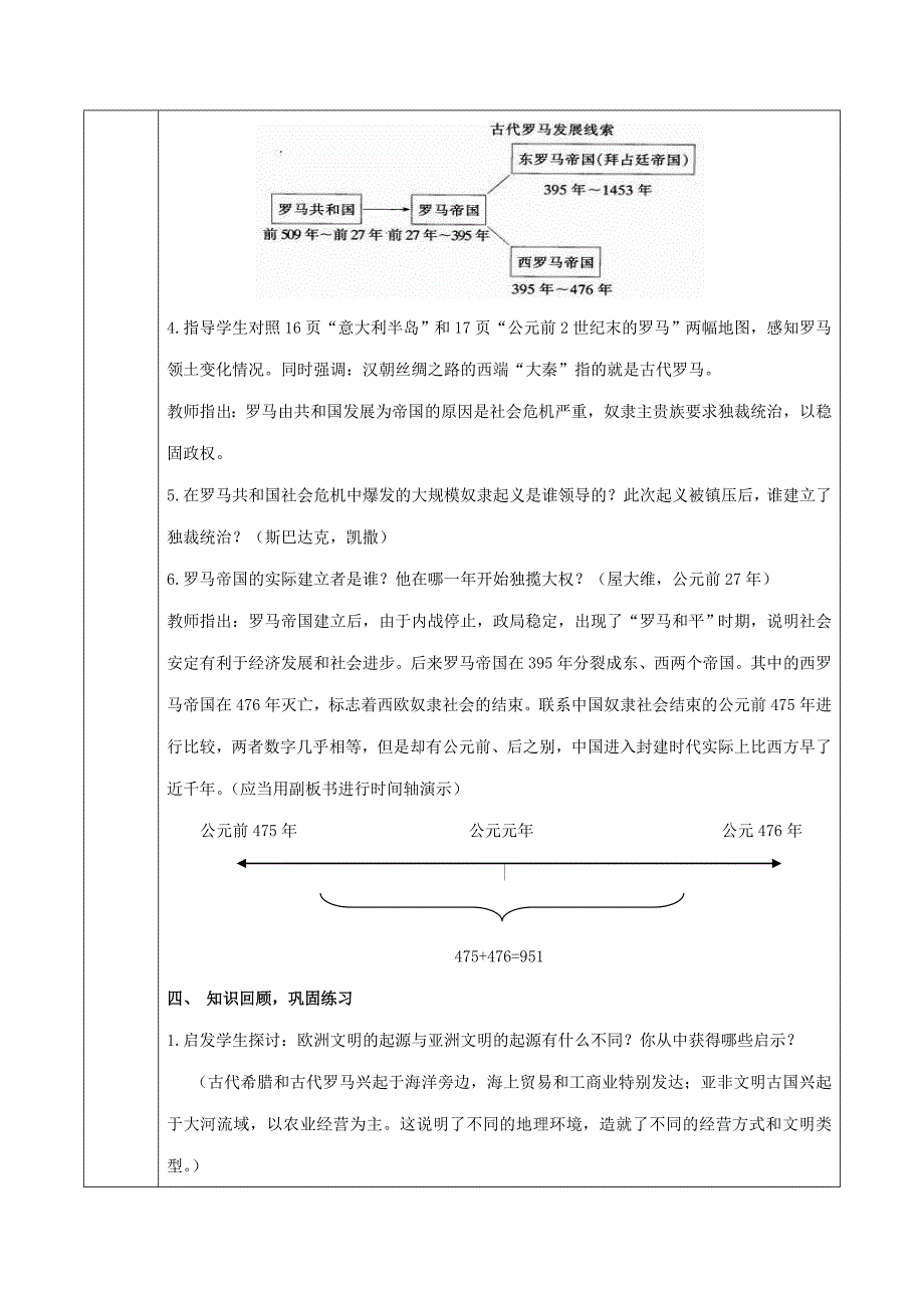 九年级历史上册 第一单元 第3课 西方文明之源教案 新人教版_第4页