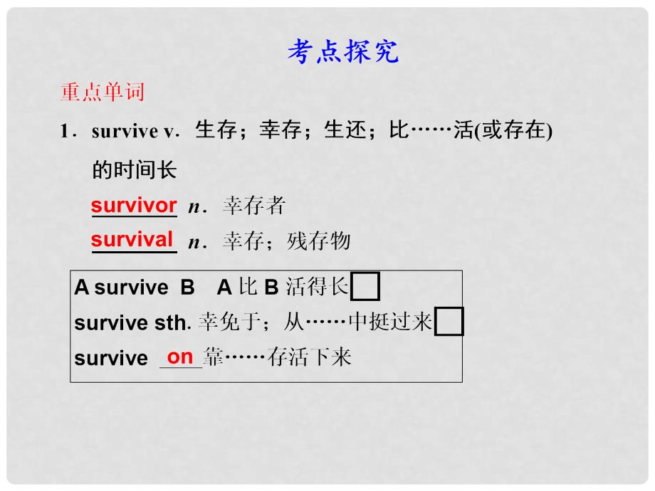 高考英语一轮复习 Unit 1　Cultural relics课件 新人教版必修2_第2页