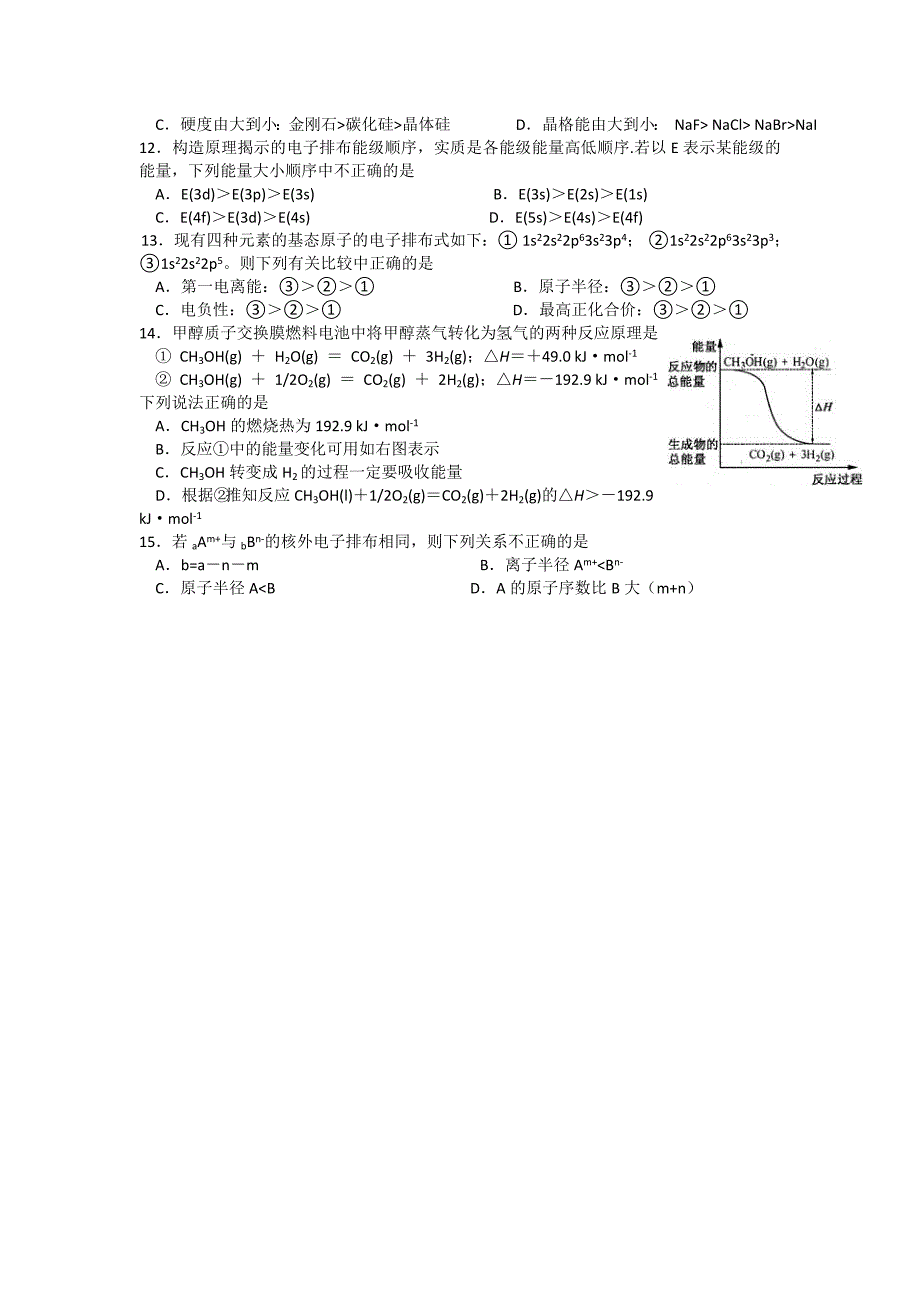 2021高二化学复习拓展精练21_第2页