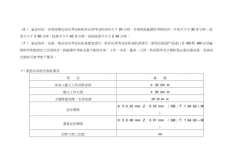 数控车工国家职业标准介绍_第4页