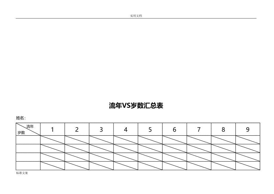 生命密码分析报告表大全(DOC 15页)_第5页