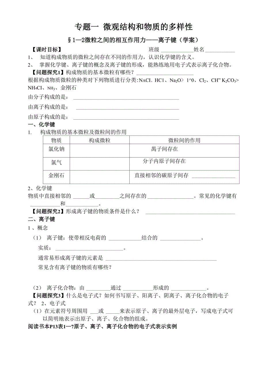 离子键、共价键_第1页