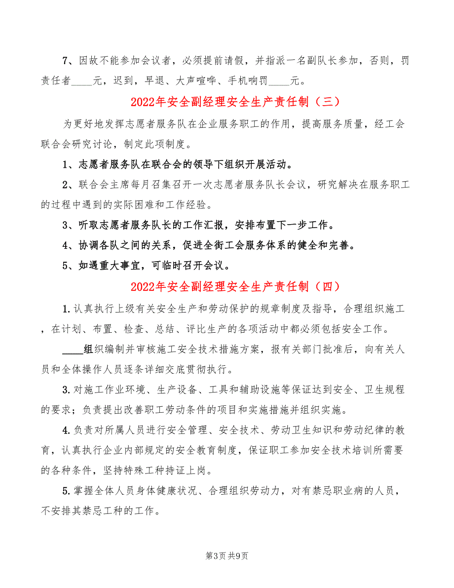 2022年安全副经理安全生产责任制_第3页