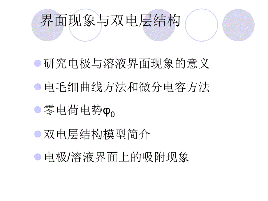 界面现象与双电层结构资料_第1页